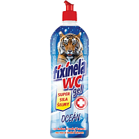 Fixinela Oceán WC gél sila šelmy, WC čistič, 750 ml