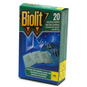 Biolitové vankúšiky pre elektrické odpudzovače komárov 20 kusov