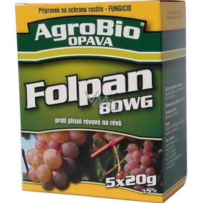 AgroBio Folpan 80 WG proti plesni révové v viniči 5 x 20 g
