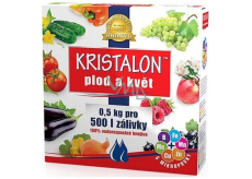Agro Kristalon Plod a kvet vodorozpustné univerzálne hnojivo 0,5 kg pre 500 l zálievky