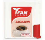 Fan Sacharín Umelé sladidlo 500 tabliet v dávkovači 30 g
