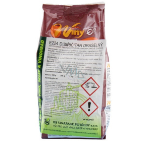 Winy Disiričitan draselný E224 pyrosulfitom draselný pre potraviny - konzervant 250 g