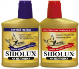 Sidolux Z na starostlivosť o náhrobné kamene krém na čistenie 330 g + ochranný lesk na povrch 250 m