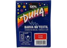 Dúha Farba na textil číslo 01 červená 15 g