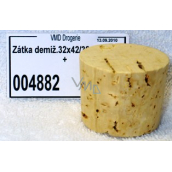 Korková zátka demižónová 32 x 42 x 38 mm, 10 l
