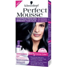 Perfect Mousse Inovatívna farbiaca pena na vlasy 210 Ľadový čierny
