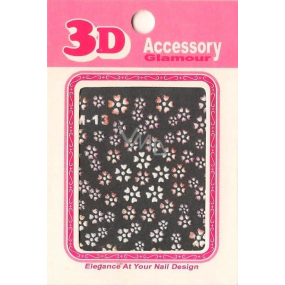 Nail Accessory 3D nálepky na nechty 10100 M-13 1 aršík