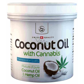 Herbamedicus Kokosový olej s kanabisom nie telo aj pleť pre suchú až atopickú pokožku 250 ml
