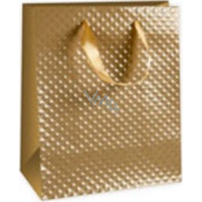 Ditipo Darčeková papierová taška 18 x 10 x 22,7 cm zlatá DC