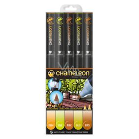 Chameleon Color Tones CT0503 sada tónovacích alkoholových fixiek 5 kusov