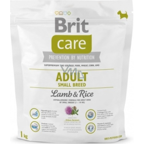 Brit Care Adult Jahňacie + ryža superprémiové krmivo pre dospelých psov malých plemien 1 kg