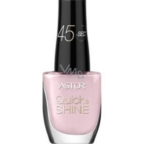 Astor Quick & Shine Nail Polish lak na nechty 606 Pink Matter 8 ml