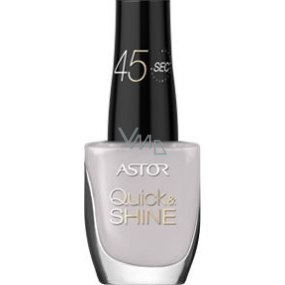 Astor Quick & Shine Nail Polish lak na nechty 610 Mist On My Face 8 ml
