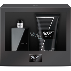 James Bond 007 Seven toaletná voda pre mužov 50 ml + sprchový gél 150 ml, darčeková sada