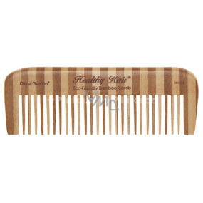 Olivia Garden Bamboo Healthy Hair Comb 4 Bambusový hrebeň s antistatickým efektom Eco 15 cm