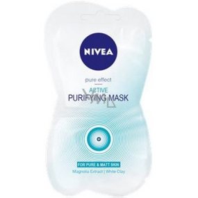 Nivea Active Purifying Mask hĺbkovo čistiaca maska 2 x 7,5 ml