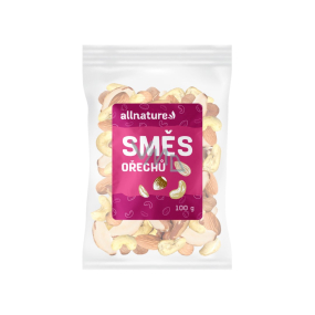 Allnature Zmes orechov mandle, lieskové, kešu, para 100 g