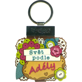 Albi Knižka s menom na kľúče Svet podľa Adely 6 x 9,5 cm