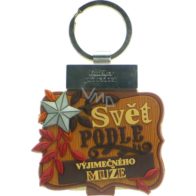 Albi Knižka s menom na kľúče Svet podľa výnimočného muža 6 x 9,5 cm