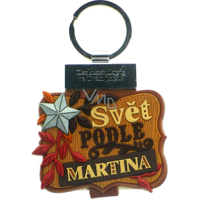 Albi Knižka s menom na kľúče Svet podľa Martina 6 x 9,5 cm