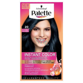 Palette Instant Color postupne zmývateľná farba na vlasy 20 Modročierny 25 ml