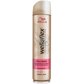 Wella Wellaflex Style & Repair silné spevnenie lak na vlasy 250 ml