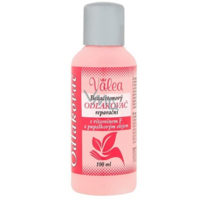 Valea Vitamín F a Pupalkový olej Bezacetónový reparačný odlakovač na nechty 100 ml