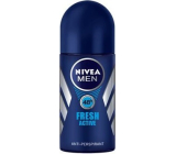 Nivea Men Fresh Active guličkový antiperspirant dezodorant roll-on pre mužov 50 ml