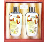 Bohemia Gifts Med a Kozie mlieko sprchový gél 250 ml + šampón na vlasy 250 ml, kozmetická sada