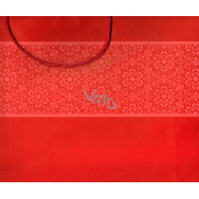 Ditipo Darčeková papierová taška 38,3 x 10 x 29,2 cm červená Vzor A DDA 2282028