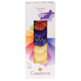 Bolsius Aromatic Creations Comfort Mix vonný vosk do aromalampy 8 kusov