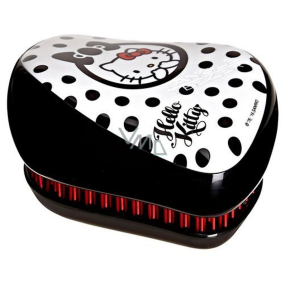 Tangle Teezer Compact Profesionálna kompaktná kefa na vlasy, Hello Kitty čierno-biely