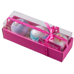 Bomb Cosmetics Premium Bath Blasters mix balistika 3 x 160 g, kozmetická sada