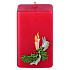 Candles Větvička vonná sviečka červená hranol 50 x 80 mm