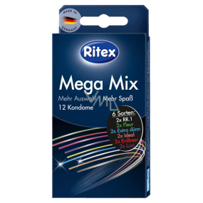 Ritex Mega Mix kondóm 12 kusov