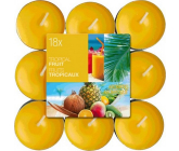 Bolsius Aromatic Tropical Fruit - Tropické ovocie vonné čajové sviečky 18 kusov, doba horenia 4 hodiny