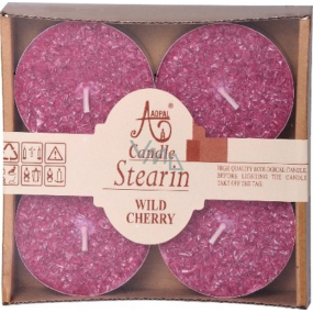 Adpal Stearín Maxi Wild Cherry - Višne vonné čajové sviečky 4 kusy