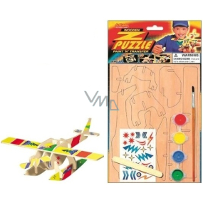Puzzle dopravné prostriedky Lietadlo 20 x 15 cm