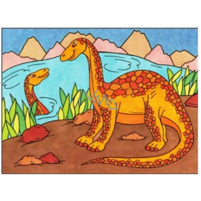 Maľovanie vodou dinosaury č.2 28 x 21 cm