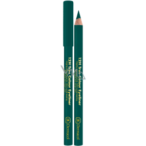 Dermacol 12h True Colour Eyeliner drevená ceruzka na oči 05 Green 2 g