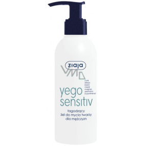 Ziaja Yego Men Sensitive upokojujúci čistiaci gél dávkovač 200 ml