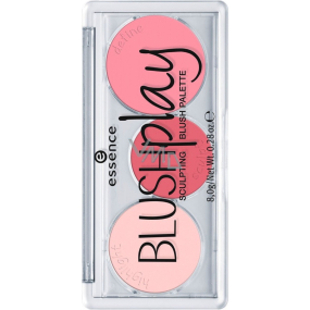 Essence Blush Play Sculpting Blush Palette tieňovacie paletka 20 Play It Pink 8 g
