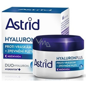 Astrid Hyaluron Plus Spevňujúci nočný krém proti vráskam 50 ml