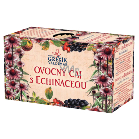 Grešík Ovocný čaj s echinaceou podporuje obranyschopnosť 20 x 1,5 g