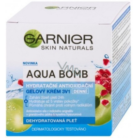 Garnier Skin Naturals Aqua Bomb denný hydratačný antioxidačný gélový krém 3v1 50 ml