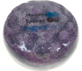 Fragrant Martian Glycerínové mydlo masážne s hubou naplnenou vôňou parfumu Thierry Mugler Alien vo farbe fialovej 200 g