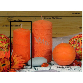 Lima Sirius Exotic vonná sviečka oranžová valec 60 x 120 mm 1 kus