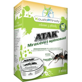 Kúzlo Prírody Atak Mravce spinosad prírodné biocíd pre hubenie mravcov 2 kusy
