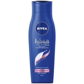 Nivea Hairmilk Ošetrujúci šampón pre jemné vlasy 250 ml