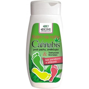 Bion Cosmetics Cannabis krém na nohy proti pachu, zmäkčujúce 250 ml